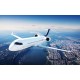 Wall murals airplane in flight panorama Wall murals airplane in flight panorama