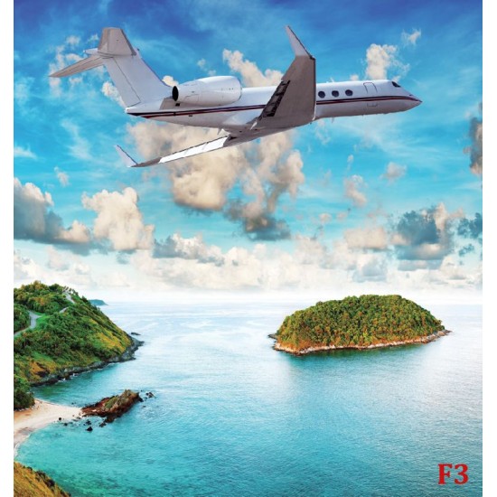 Wallpapers beautiful islands with a plane