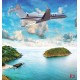 Wallpapers beautiful islands with a plane