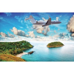 Wallpapers beautiful islands with a plane