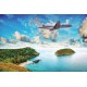 Wallpapers beautiful islands with a plane