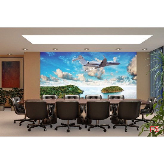 Wallpapers beautiful islands with a plane