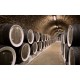 Wall mural wine cellar with wine barrels