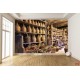 Wall mural Winery demijohns and baskets full of grapes