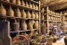 Wall mural Winery demijohns and baskets full of grapes