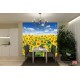 Wall mural beautiful sunflowers field Wall mural beautiful sunflowers field