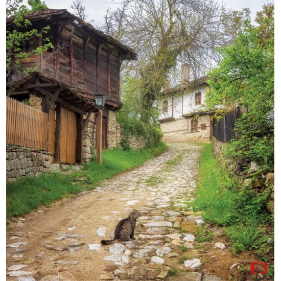 Wall mural old traditional Bulgarian houses