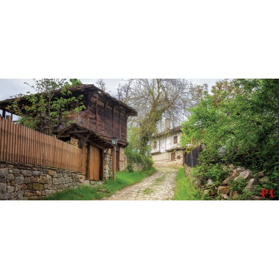 Wall mural old traditional Bulgarian houses