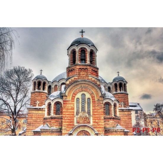 Wallpapers church in Sofia winter view