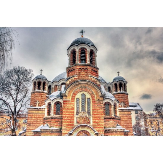 Wallpapers church in Sofia winter view