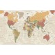 wallpapers color map of the world cut in 2 colors