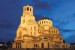 Wallpapers mural the church in Sofia at night