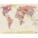 wallpapers political world map beige background