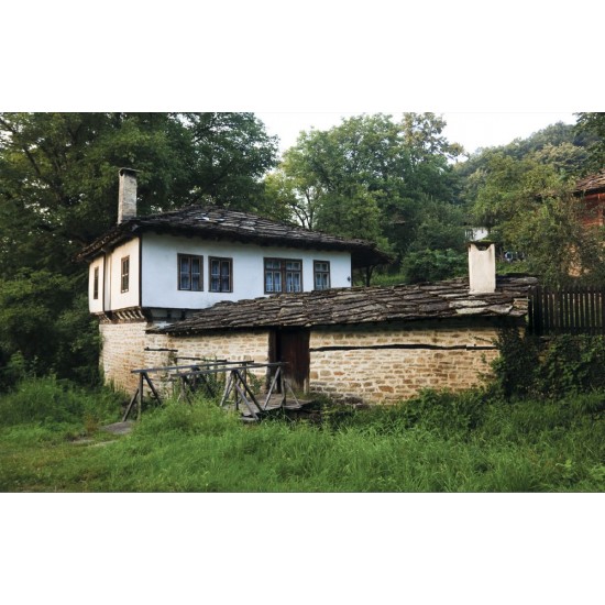 Wall mural old traditional Bulgarian house