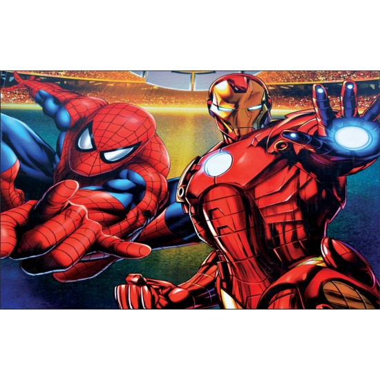 Wall murals comics model with Spiderman Wall murals comics model with Spiderman