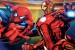 Wall murals comics model with Spiderman 
