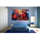 Wall murals comics model with Spiderman Wall murals comics model with Spiderman