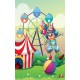 Photo mural Children's circus and clown