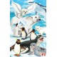 Photo mural Children with penguins and the white bear Photo mural Children with penguins and the white bear