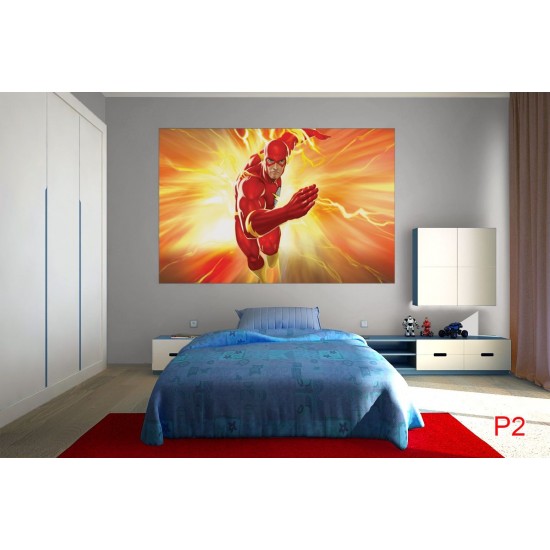 Wallpapers mural children's model with the Flash Wallpapers mural children's model with the Flash
