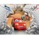 Photo mural McQueen cars broken brick wall Photo mural McQueen cars broken brick wall