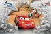 Photo mural McQueen cars broken brick wall