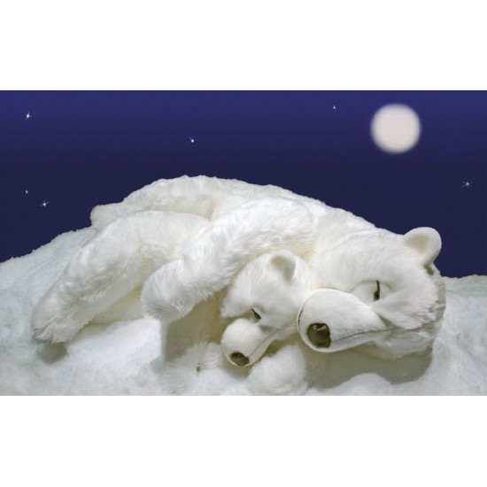 Wallpapers mural sleeping white bears