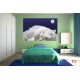 Wallpapers mural sleeping white bears