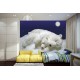 Wallpapers mural sleeping white bears