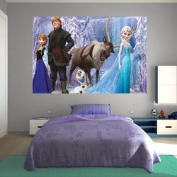 Wallpapers mural children model Elsa from the Frozen kingdom