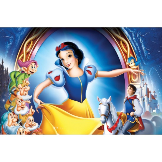 Wallpapers mural children's model with Snow White and the Prince Wallpapers mural children's model with Snow White and the Prince