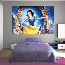 Wallpapers mural children's model with Snow White and the Prince