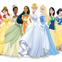 Wallpapers mural children model with Disney's princess