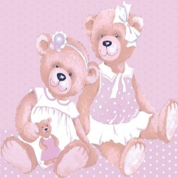 Wallpapers mural Bears painted in 2 colors