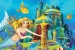 Photo mural the little mermaid and a castle