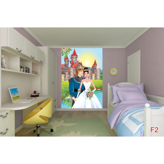 Wallpapers mural princess and a castle