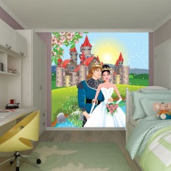 Wallpapers mural princess and a castle