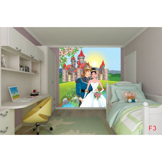Wallpapers mural princess and a castle