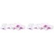 Wall murals for a kitchen lined white orchids with pink Wall murals for a kitchen lined white orchids with pink