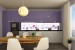 Wall murals for a kitchen lined white orchids with pink