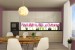 Wall murals for a kitchen with pink tulips