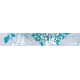 Wall murals for a kitchen art leaves blue gamut