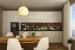 Wall murals for a kitchen composition of wine and grape on brown background