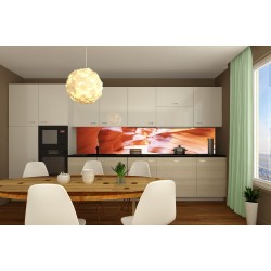 Wall murals for a kitchen sand cliffs