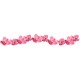 Wall murals for a kitchen garland from pink orchids Wall murals for a kitchen garland from pink orchids