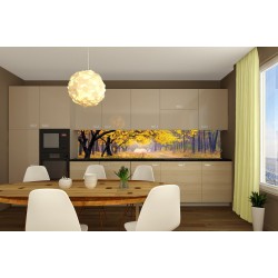 Wall murals for a kitchen autumn forest