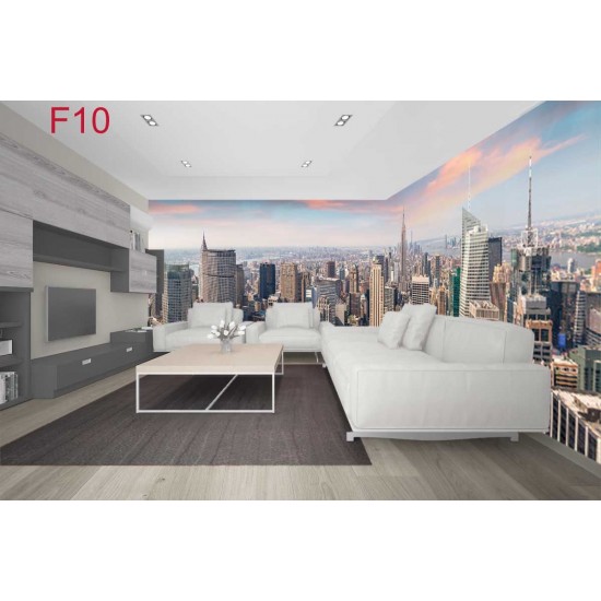 Wall mural daily view of New York Manhattan maxi size