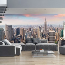 Wall mural daily view of New York Manhattan maxi size