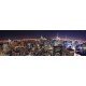 Wall mural night view New York-Manhattan maxi size