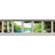 Wall mural beautiful waterfalls in Thailand with columns maxi size Wall mural beautiful waterfalls in Thailand with columns maxi size